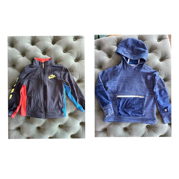 Nike & All In Motion Boys Jacket Pullover Bundle size 6-7 - Picture 1 of 10